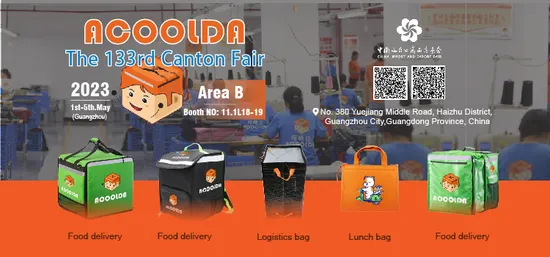 단단한 바닥 패널이 있는 피자/햄버거용 워머 백