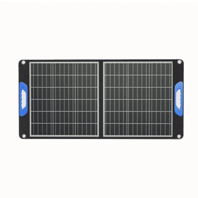 Whaylan 뜨거운 10W 자동차 배터리 충전기 12V/5V DC 출력 배터리 클립과 휴대용 접이식 유연한 태양 전지 패널 가방