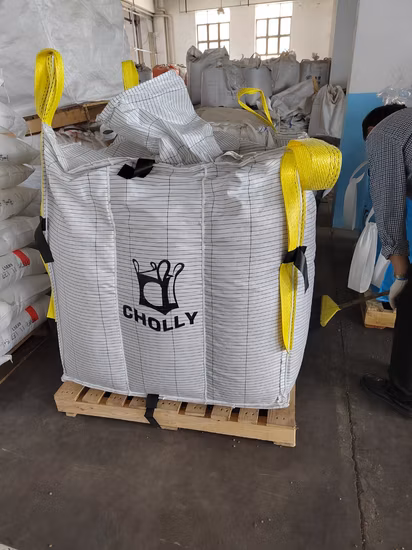 화학 분말 운송용 D형 FIBC Crohmiq Blue/White